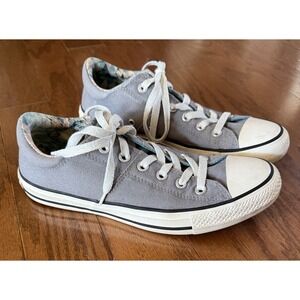 Converse Chuck Taylor Low All Star Madison Womens Grey Size 9 Sneaker Floral Lin